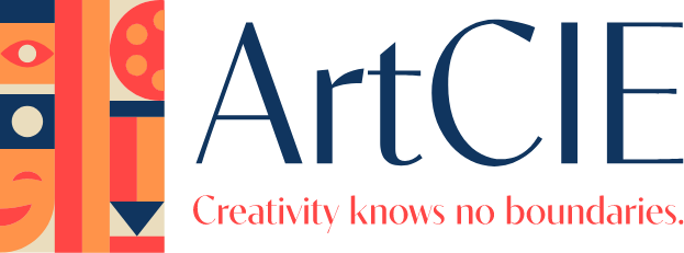 ArtCIE Logo - Tagline: Creativity knows no boundaries
